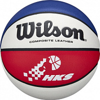 Баскетбольный мяч WILSON SENSATION арт. WTB5550XB0702 р.7 сине-бело-красный